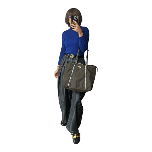 Prada Khaki Re-Nylon Tote Bag