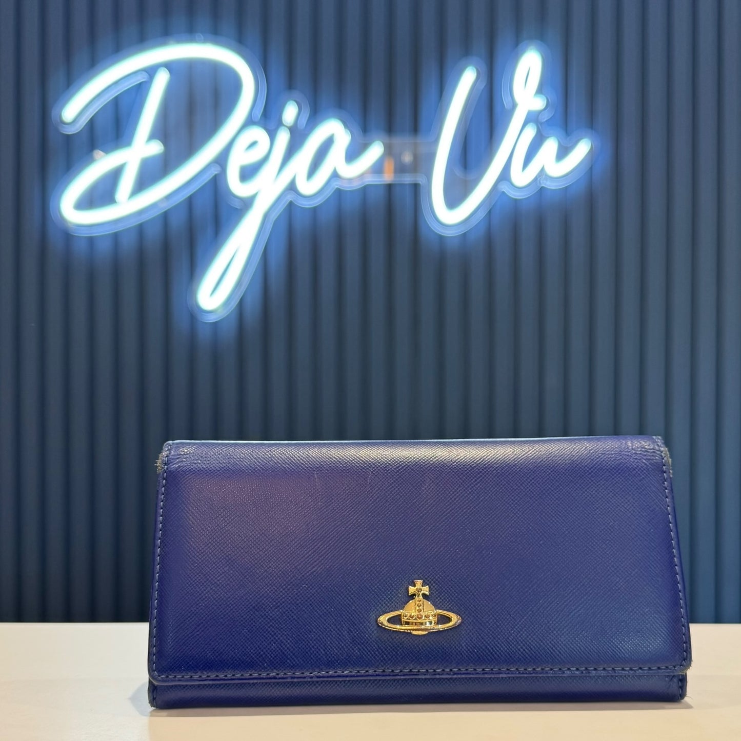 Vivienne Westwood Blue Orb Purse