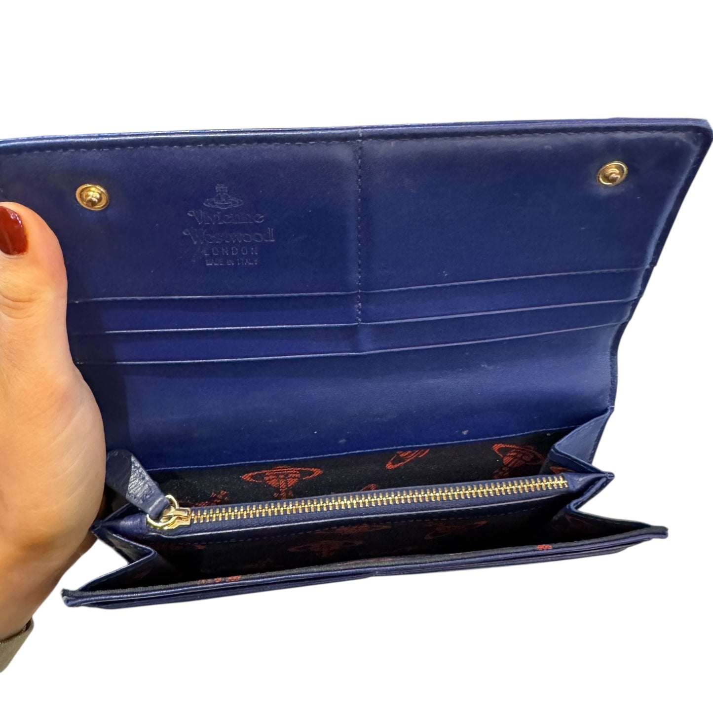 Vivienne Westwood Blue Orb Purse