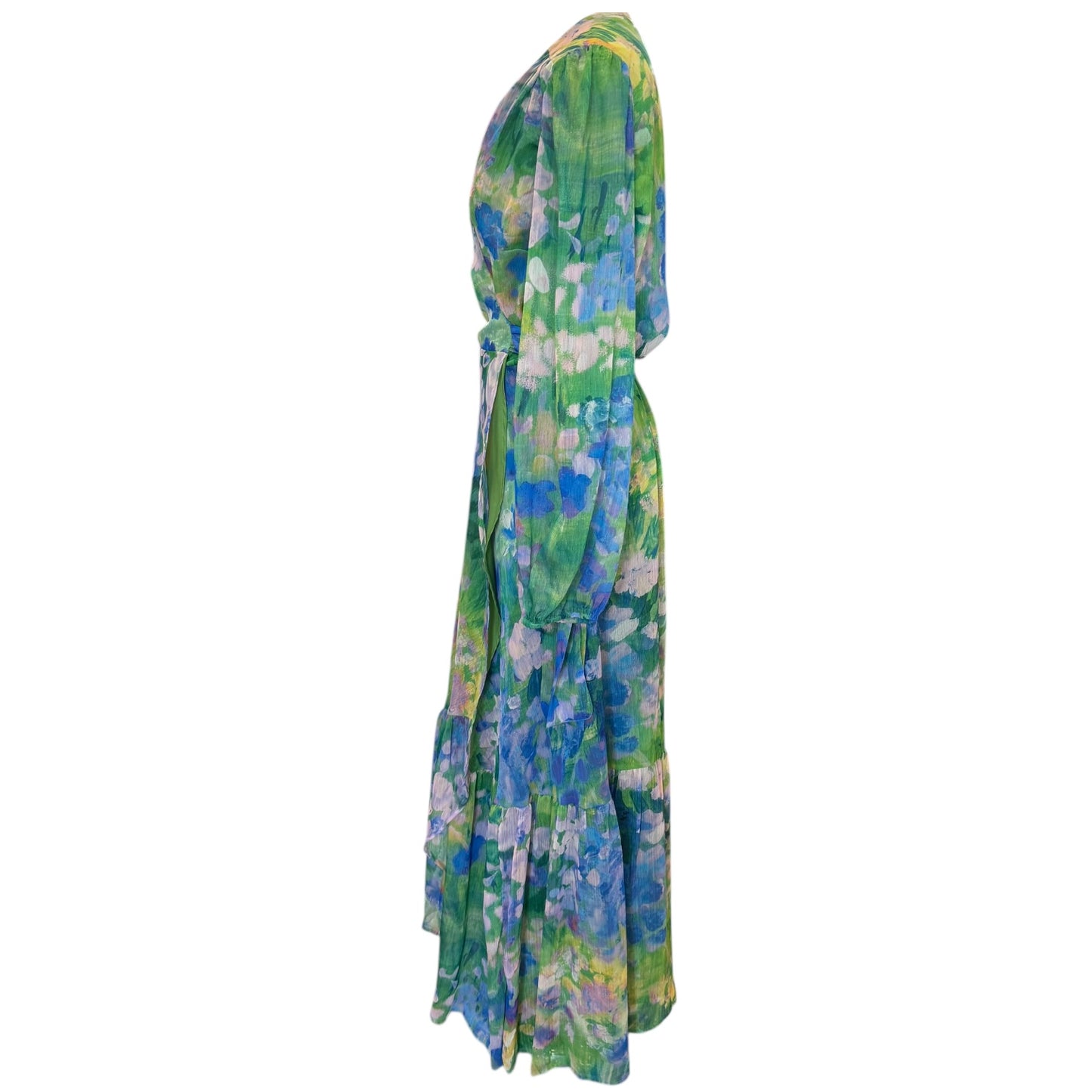 Hope & Ivy 'The Bluebell' Maxi Wrap Dress - 12 - NEW