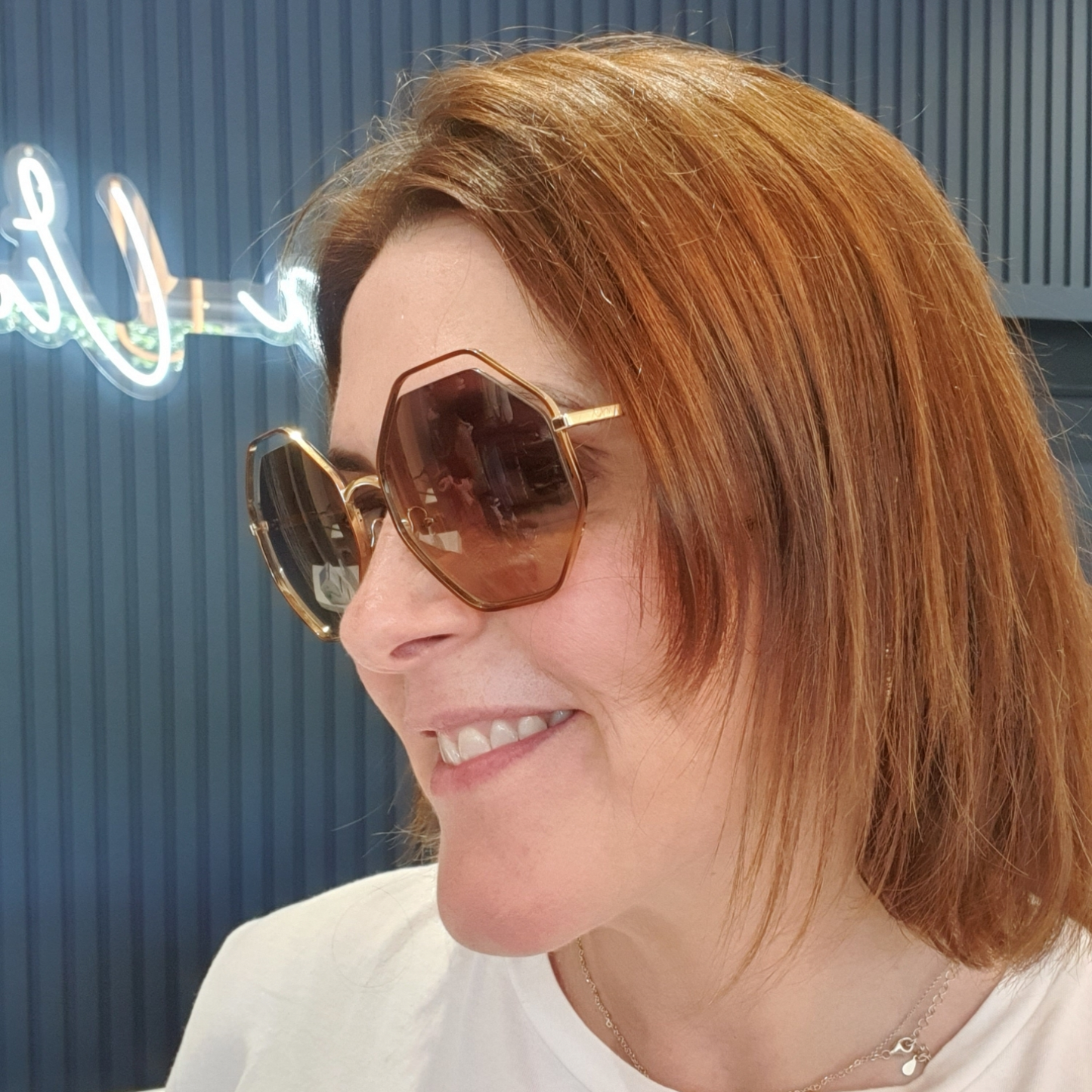 Chloè Poppy Octaganal sunglasses