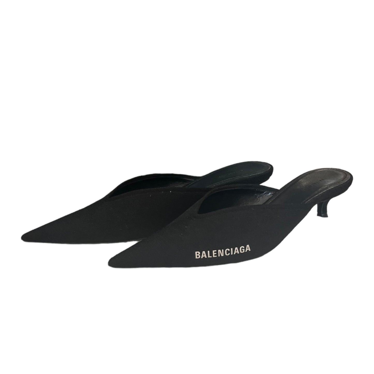 Balenciaga Black Kitten Heels