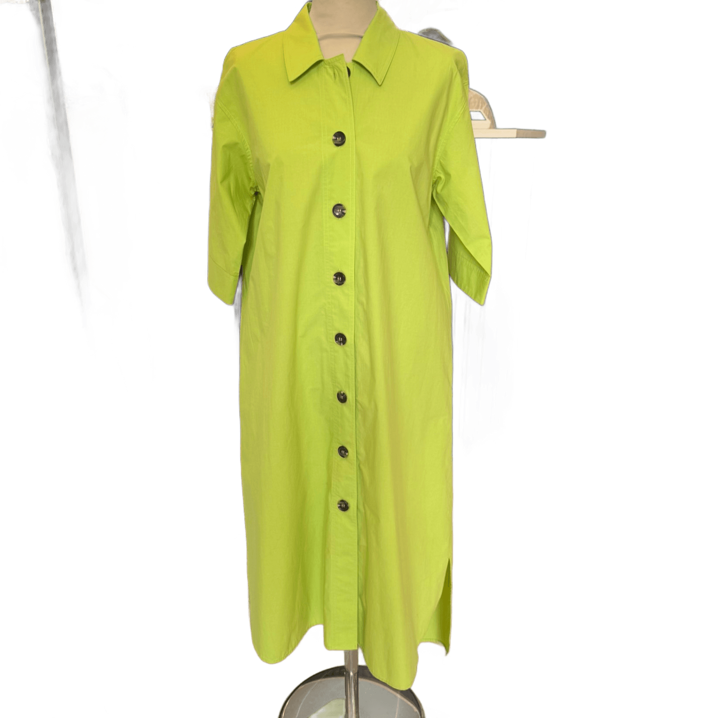 Karen by Simonsen Lime Green Womens Shirt Dress - Size EU 34 / UK 8