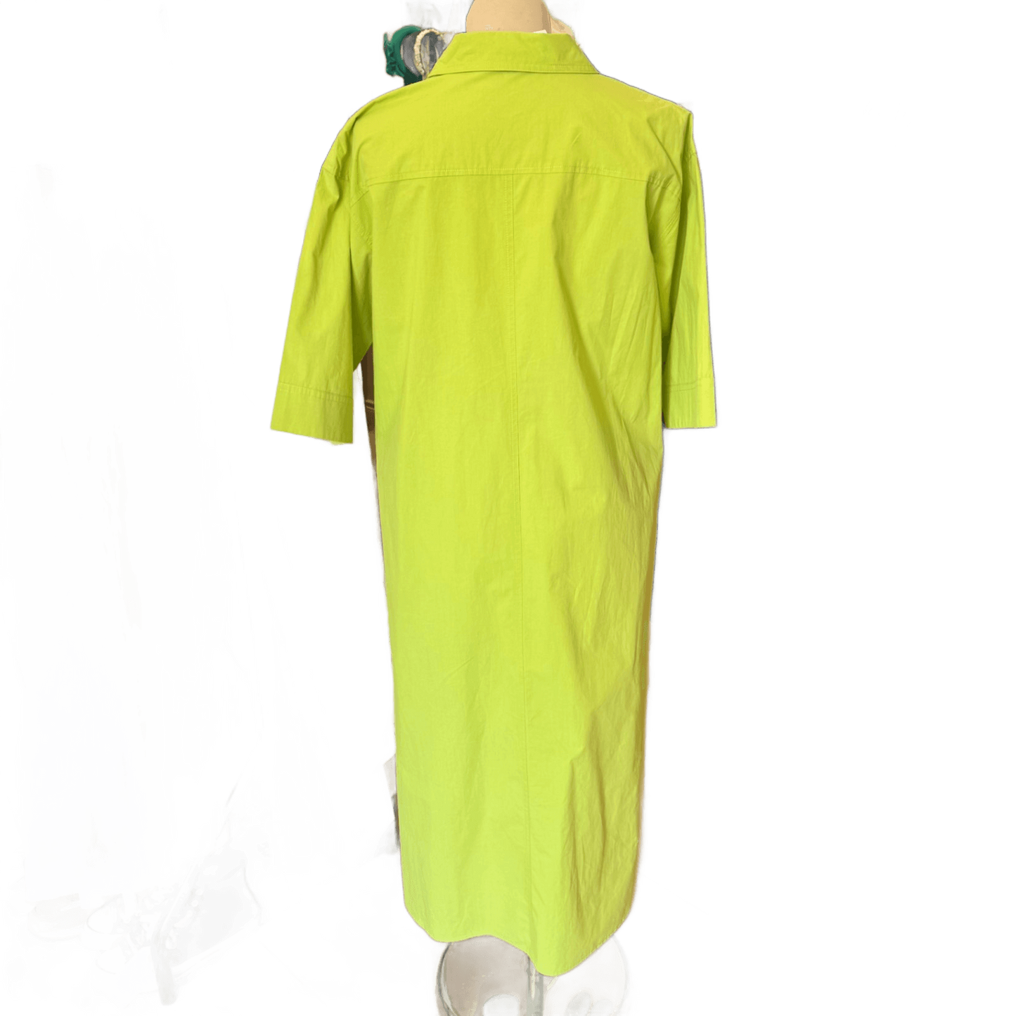 Karen by Simonsen Lime Green Womens Shirt Dress - Size EU 34 / UK 8