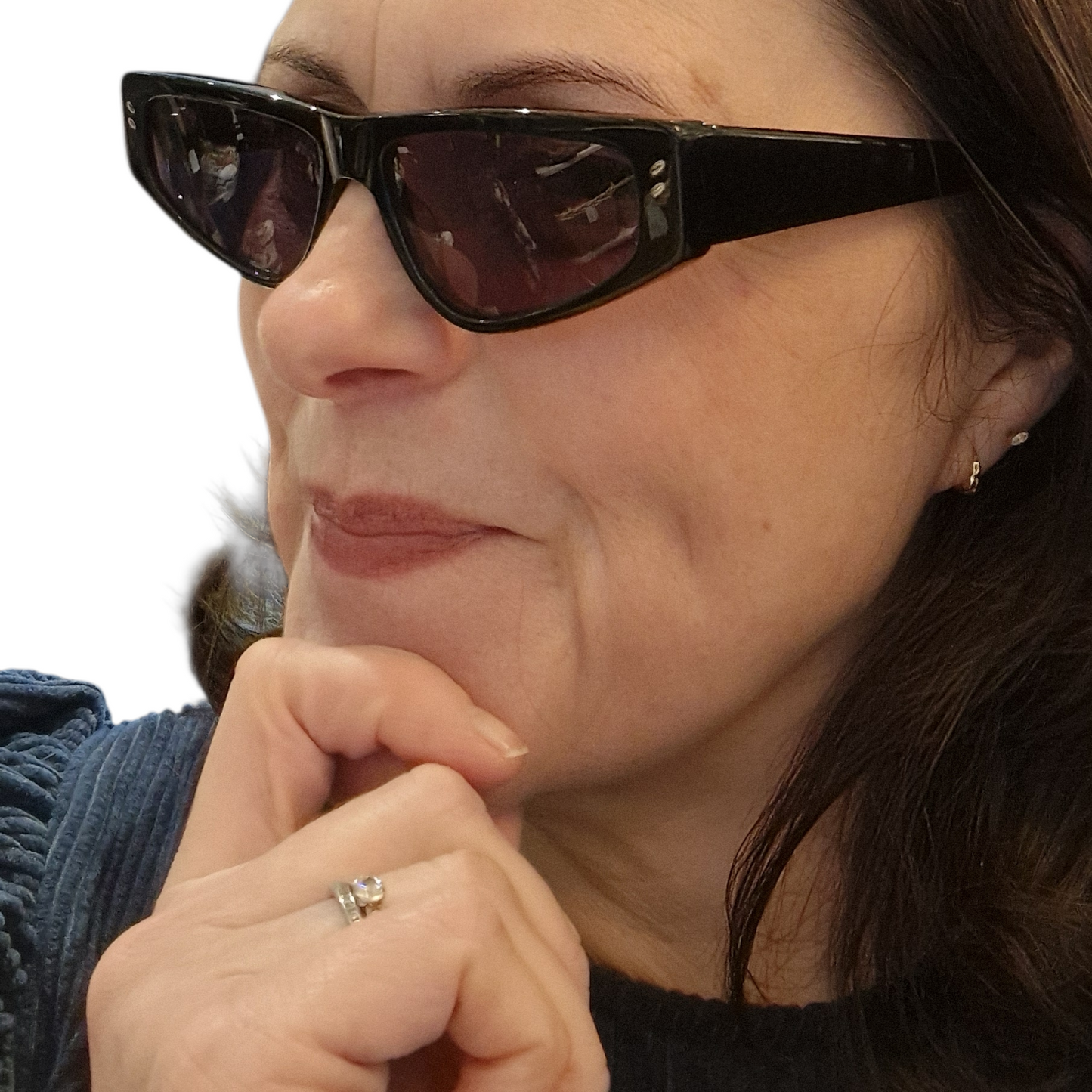 Stella McCartney Black Square Sunglasses - New