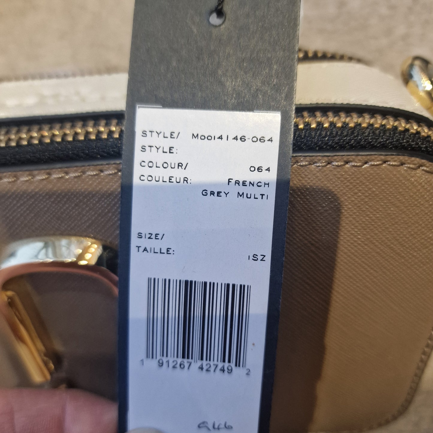 Marc Jacobs French Grey Camera Bag