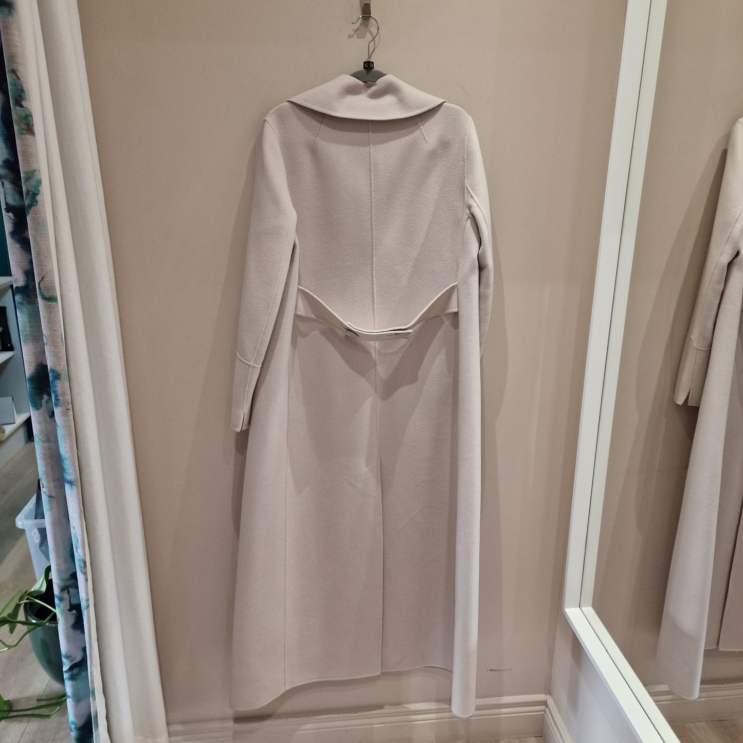 'S MaxMara Custodi Nude Wool Coat - 12