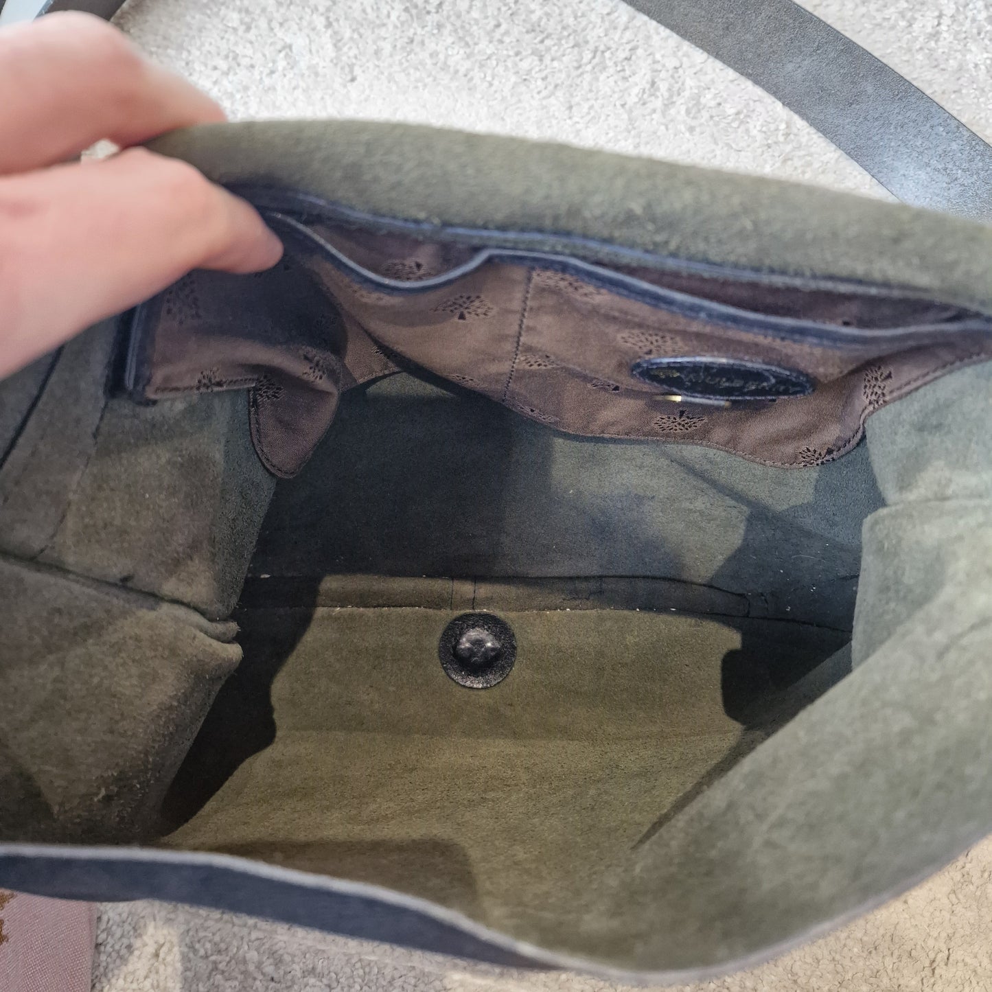 Mulberry Messenger Bag, Black