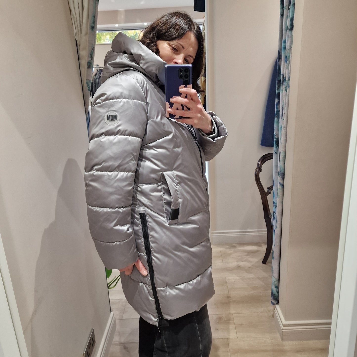 MDM Silver Padded Coat - 16