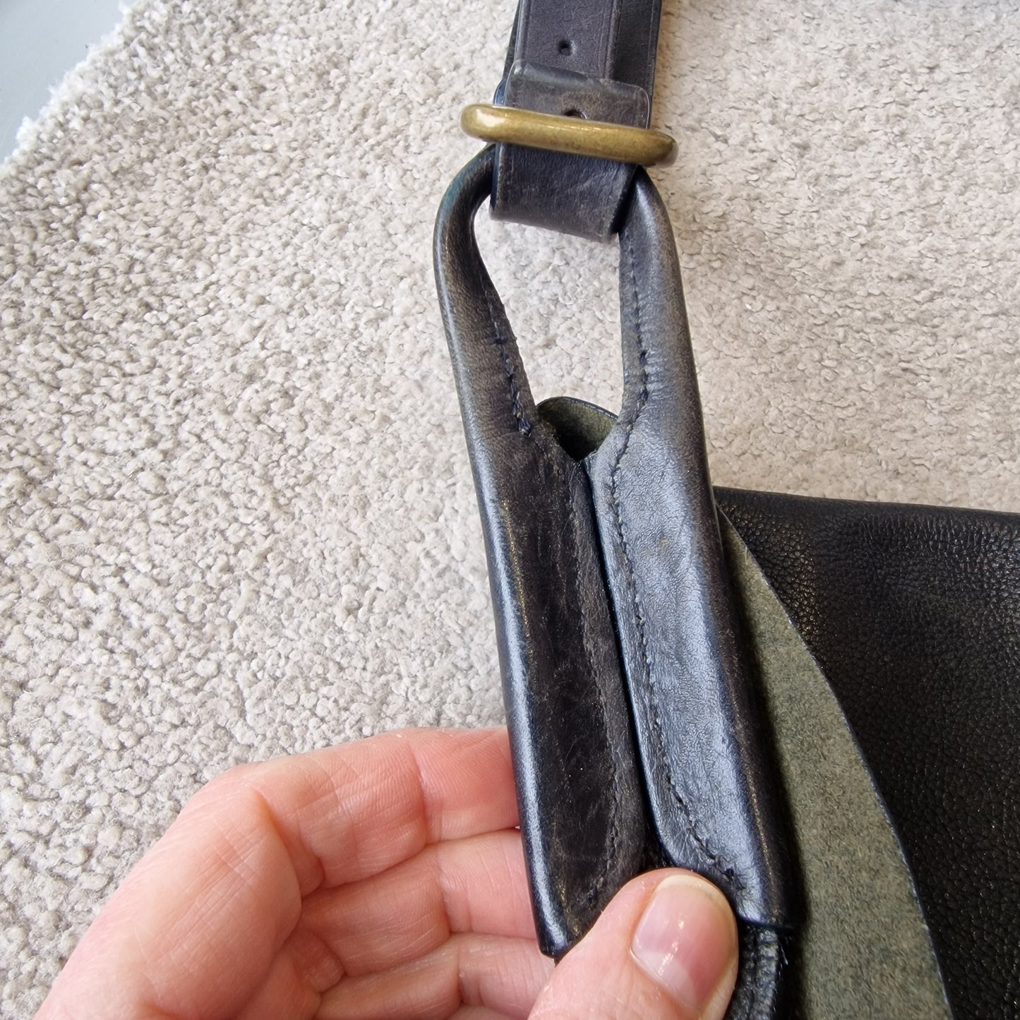 Mulberry Messenger Bag, Black