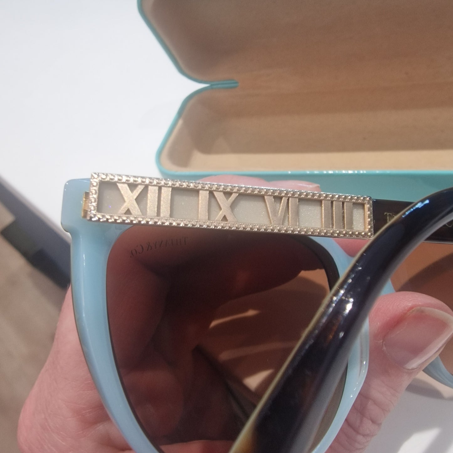 Tiffany TF4097 Atlas Collection Cats Eye Sunglasses