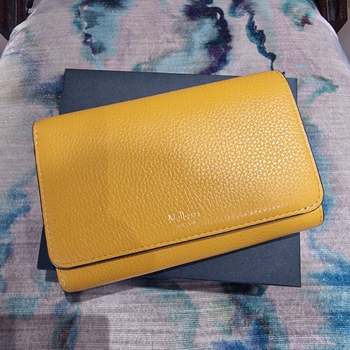 Mulberry Continental Wallet, Deep Amber