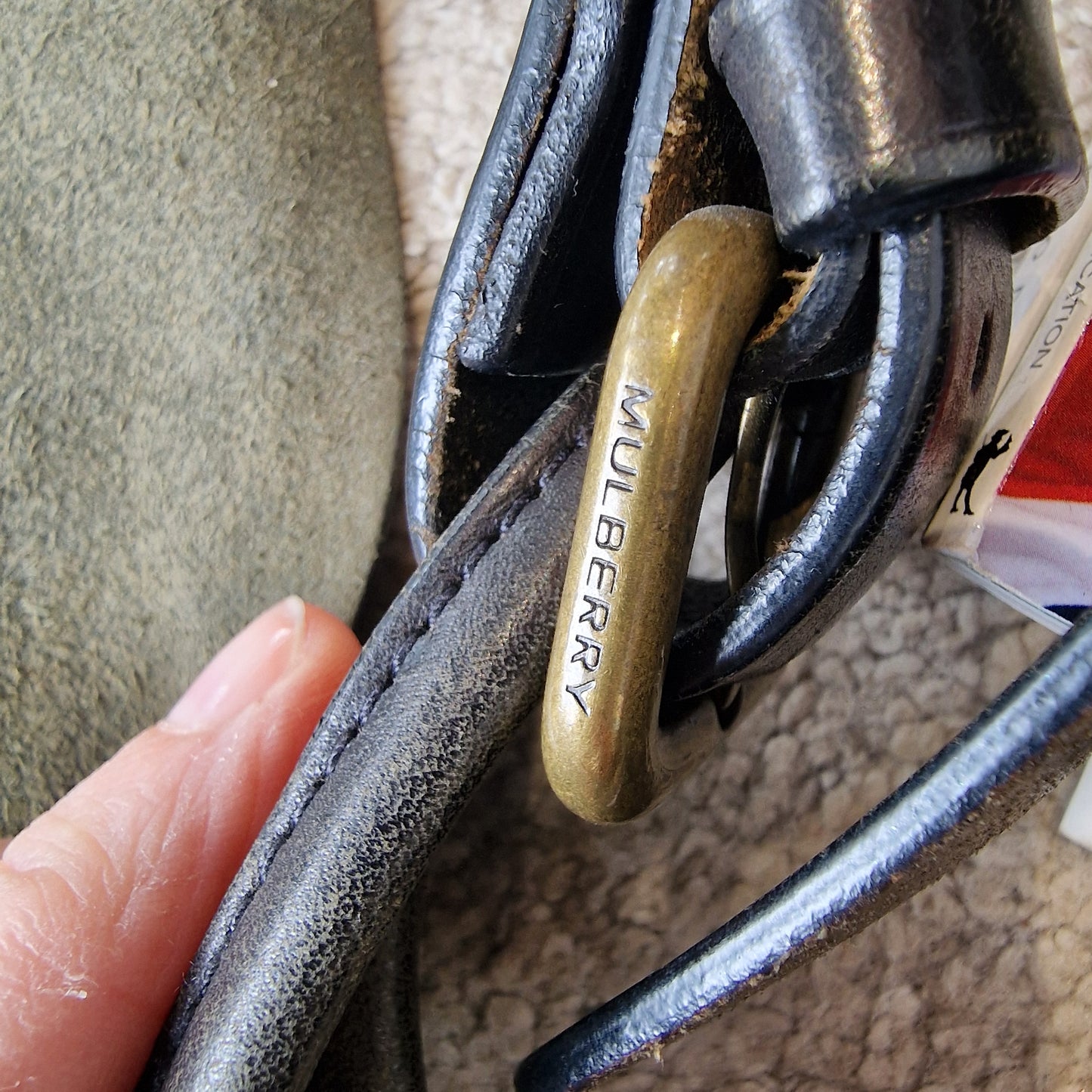 Mulberry Messenger Bag, Black