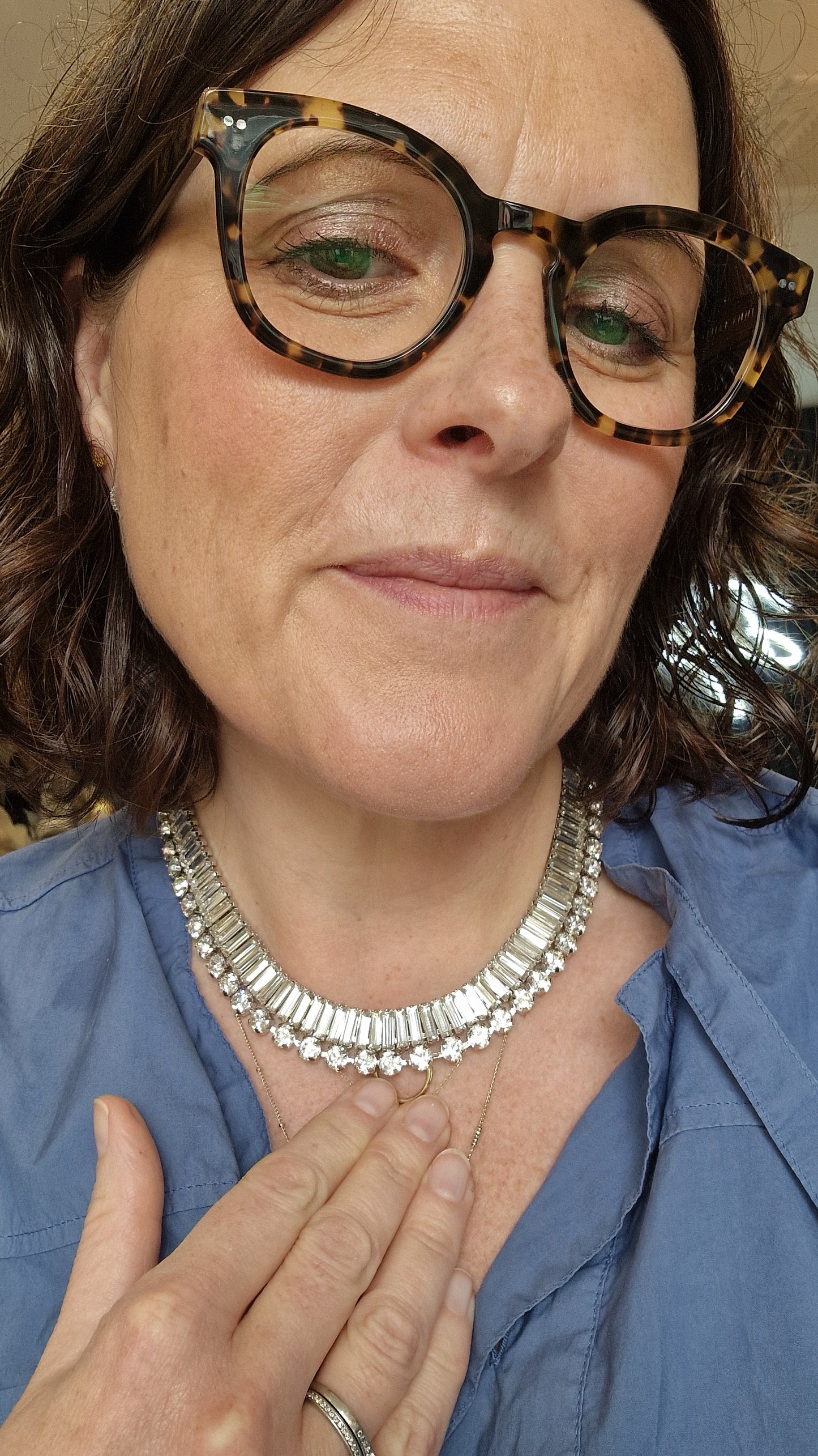 Butler and Wilson Diamante Necklace