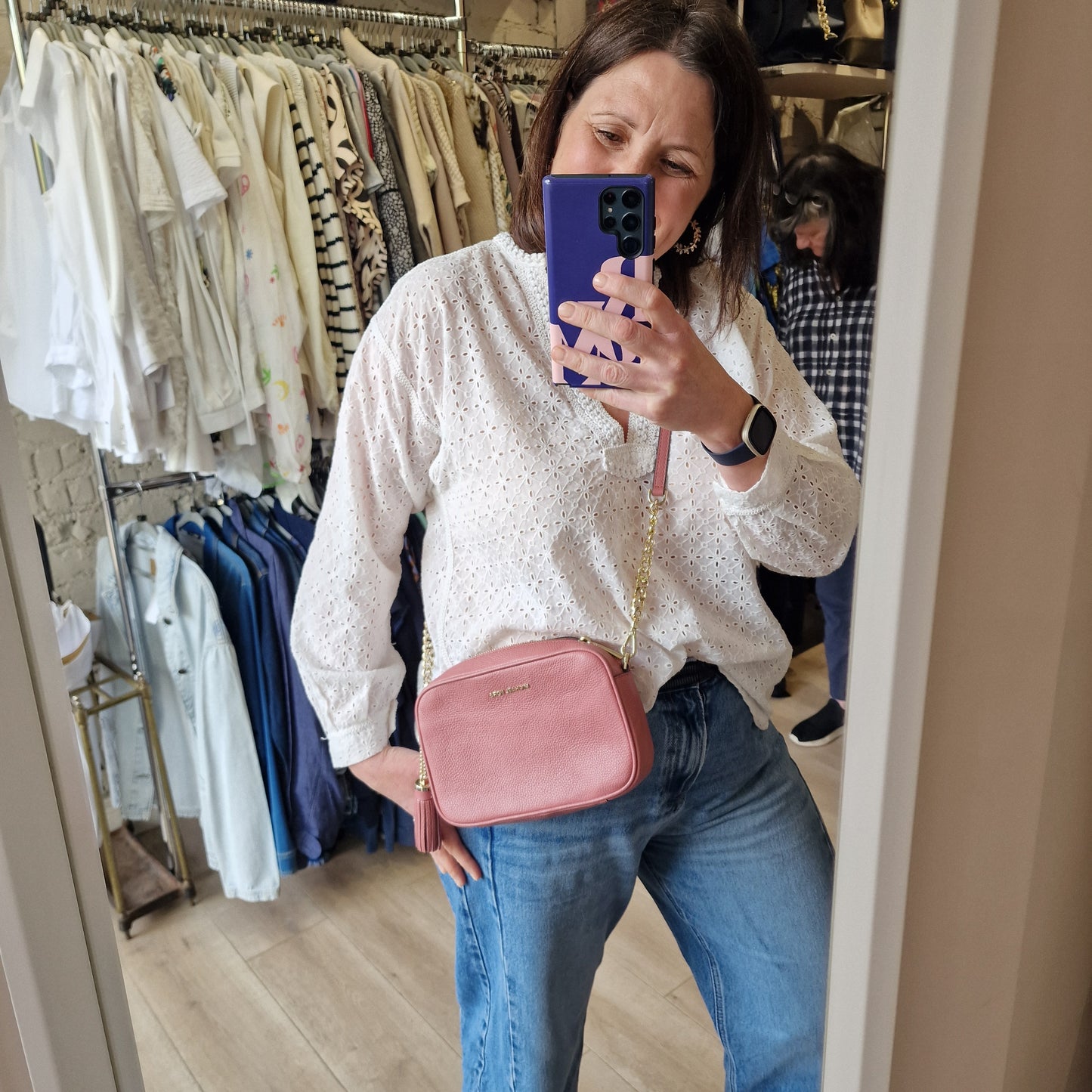 Michael Kors Blush Pink Crossbody Bag