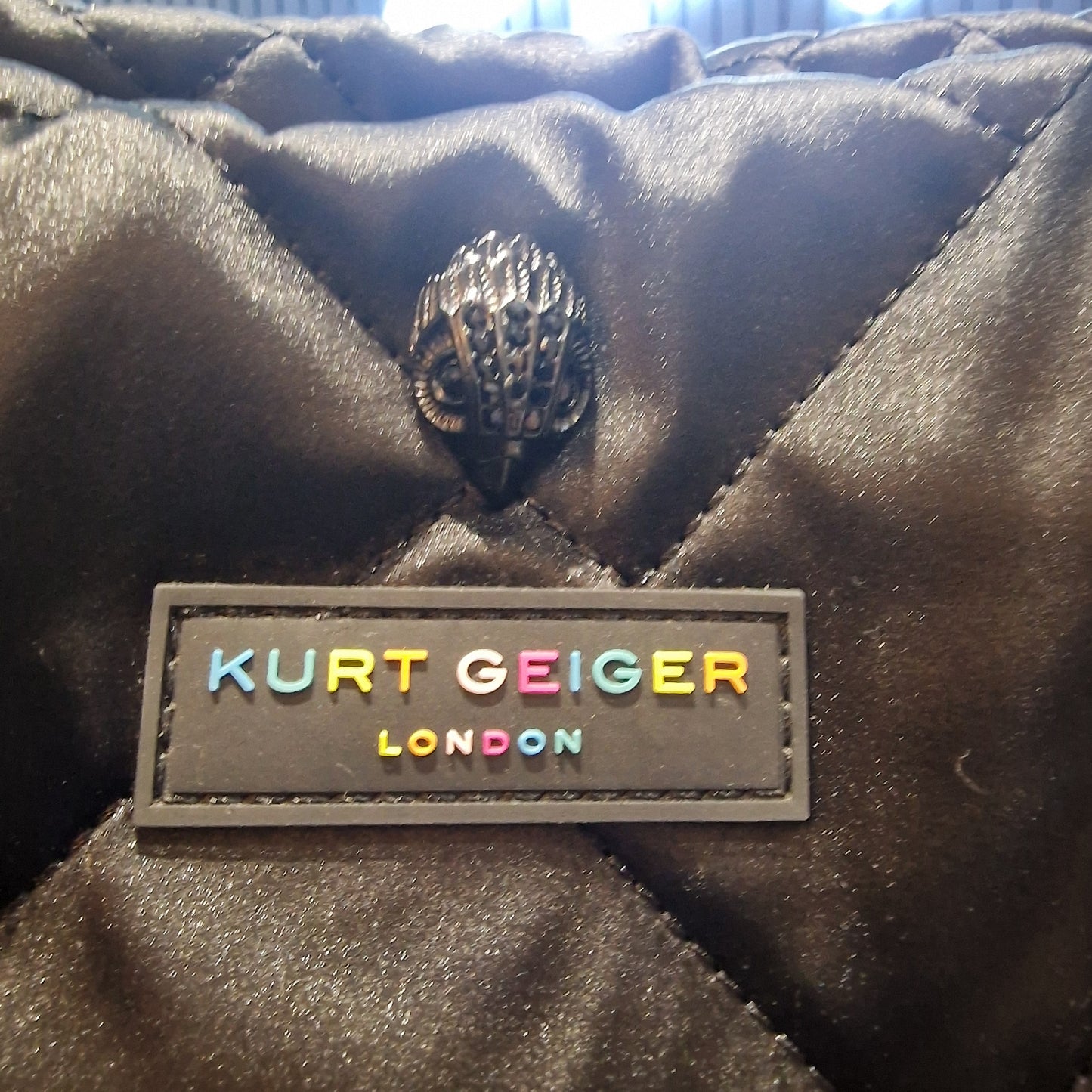 Kurt Geiger Black Quilted Bag