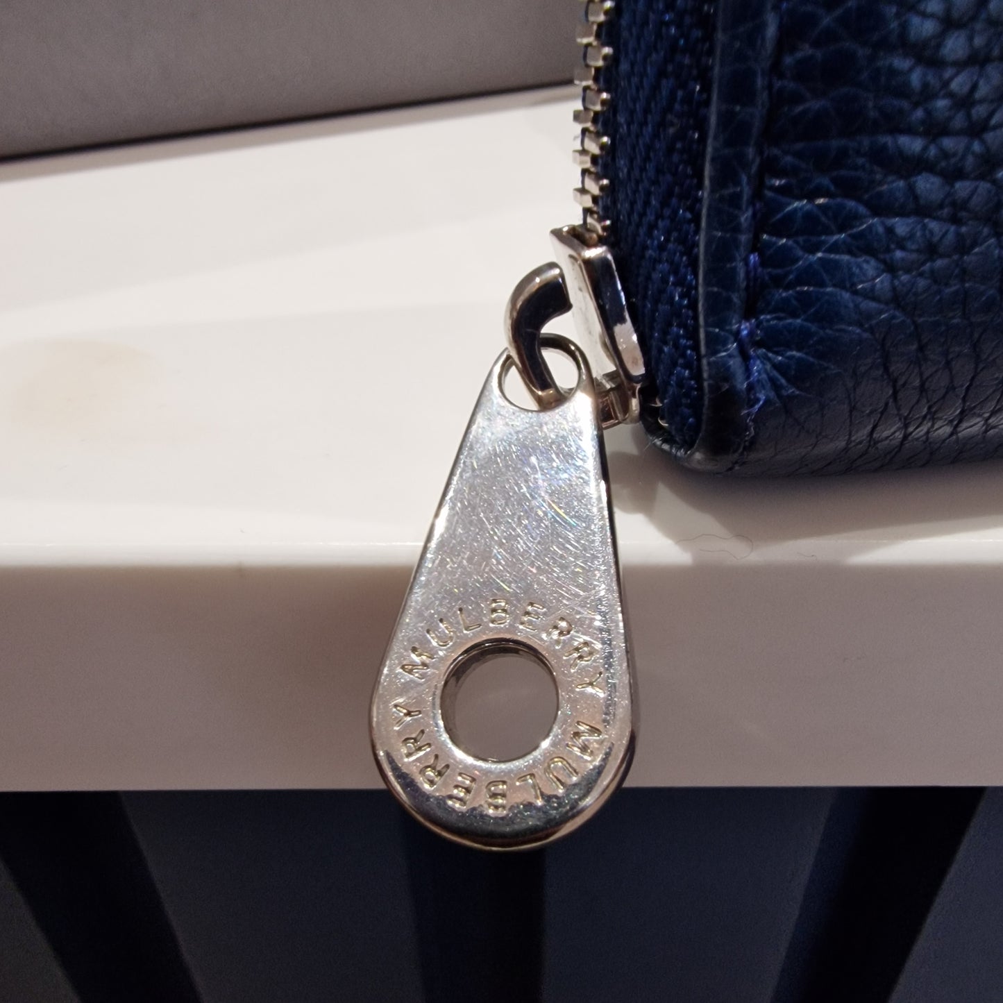 Mulberry Tree Zip Around Wallet, Sea Blue