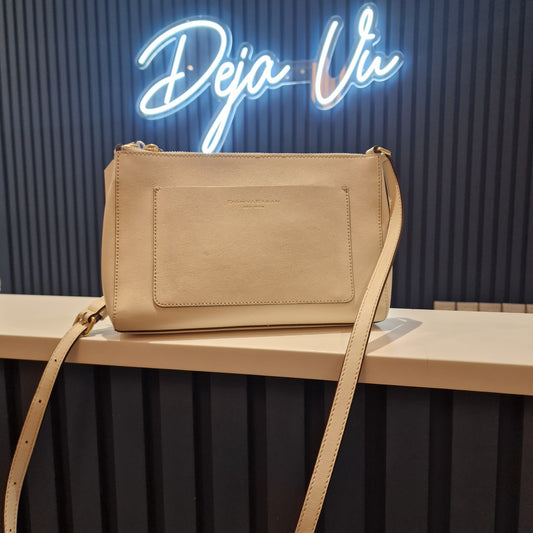 Donna Karan Cream Leather Bag