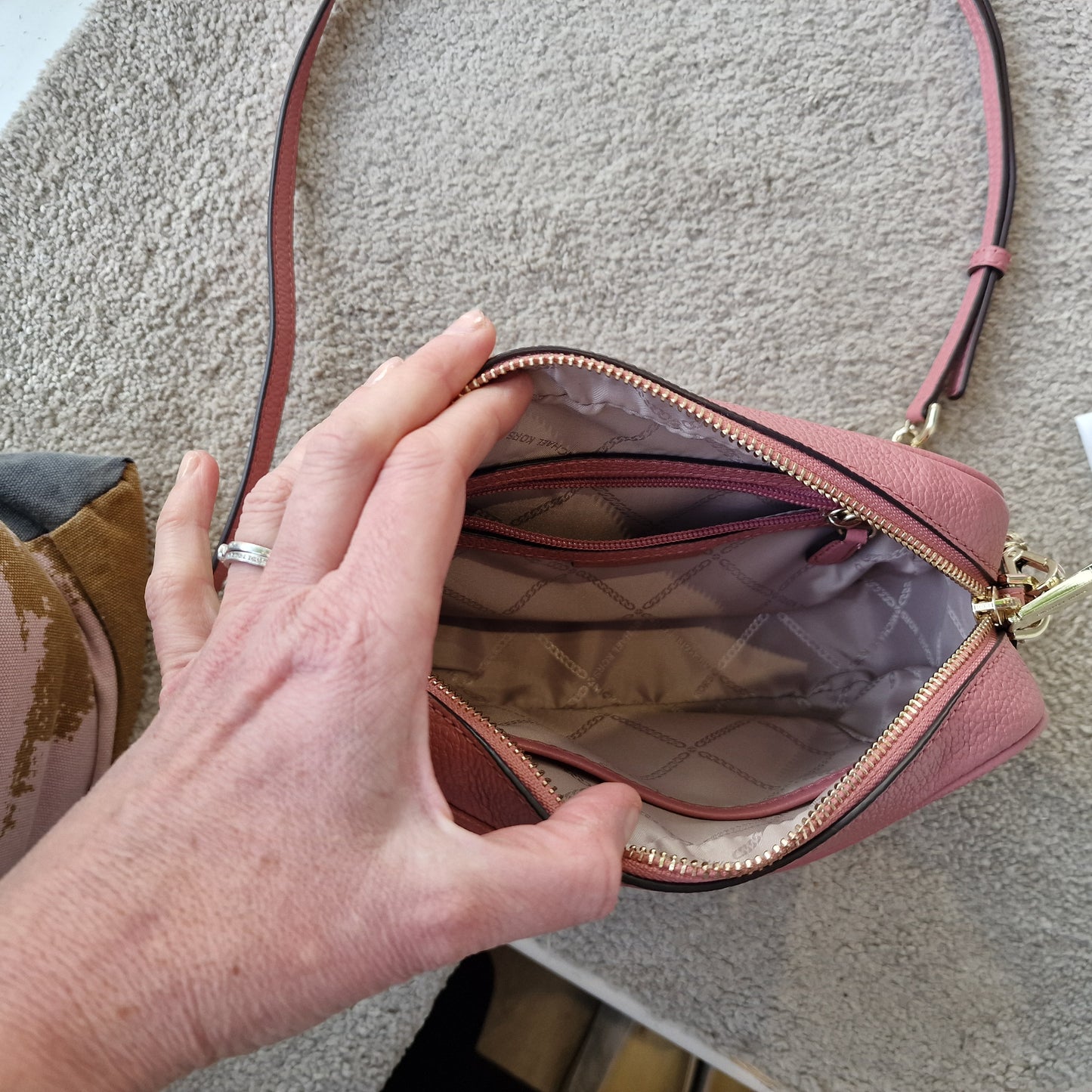 Michael Kors Blush Pink Crossbody Bag