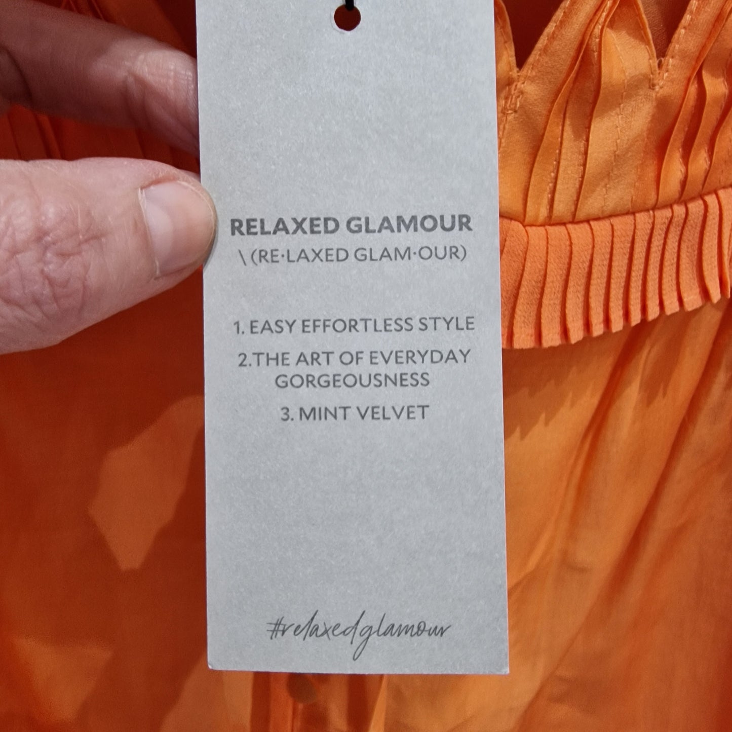 Mint Velvet BNWT Orange Blouse - 10