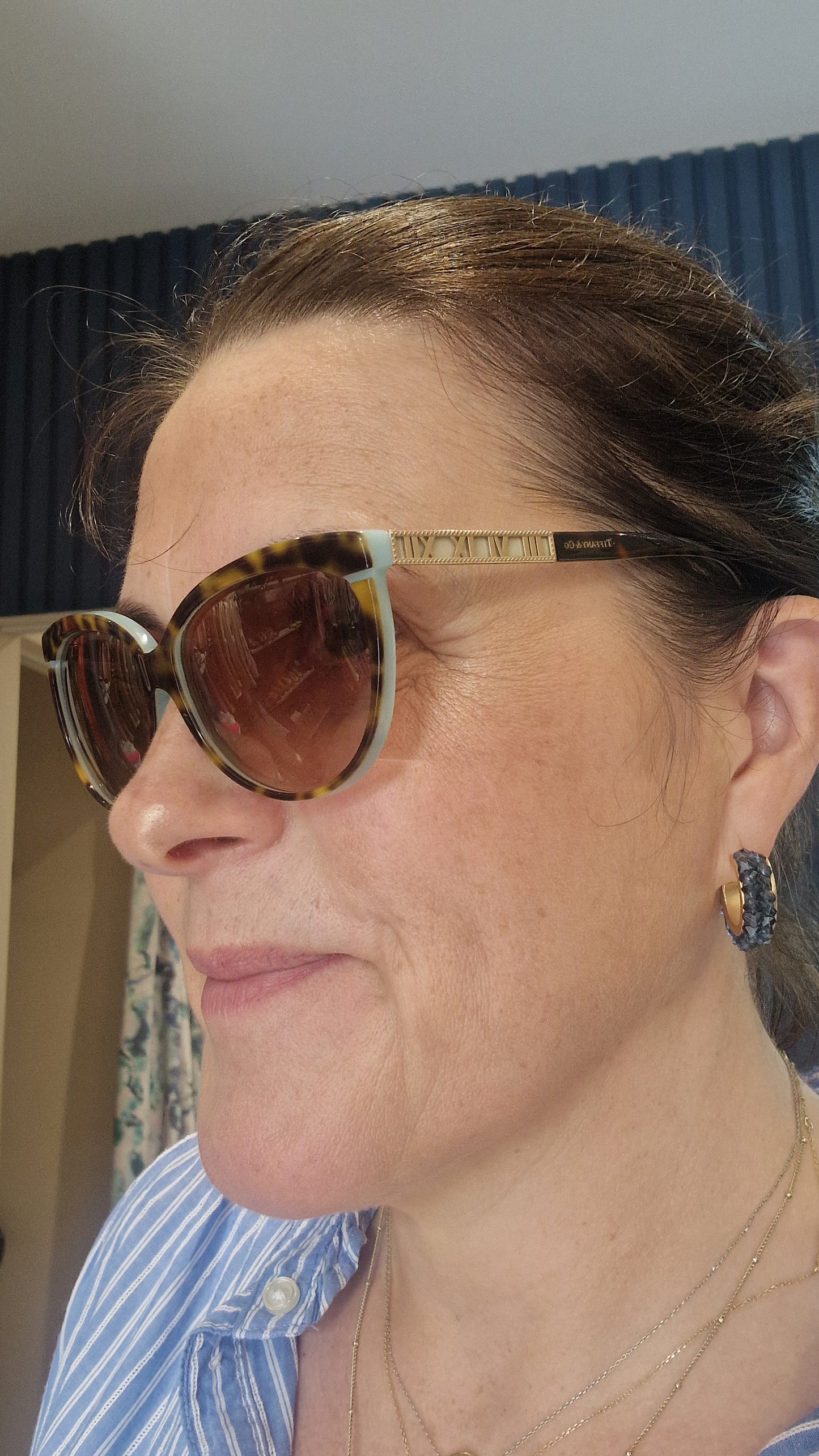 Tiffany TF4097 Atlas Collection Cats Eye Sunglasses