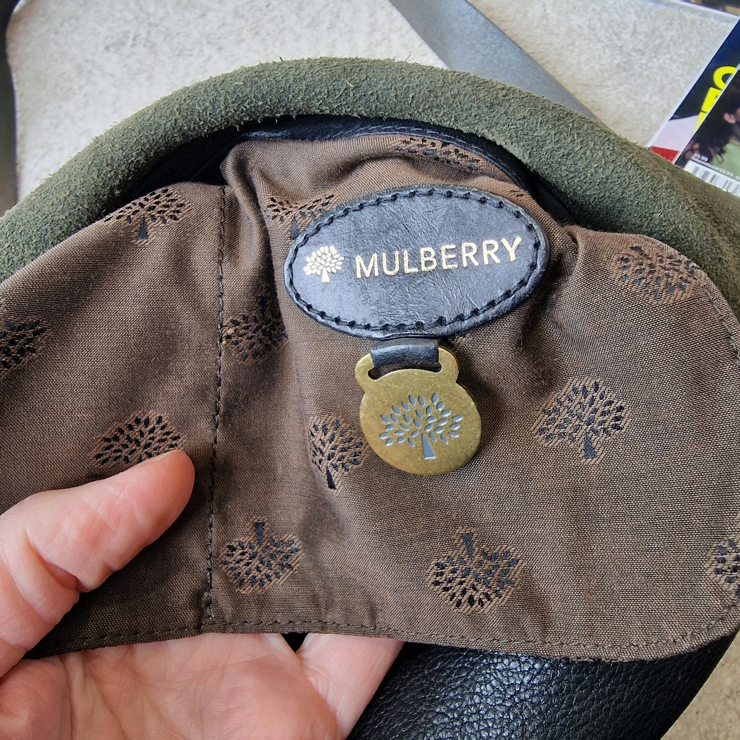 Mulberry Messenger Bag, Black