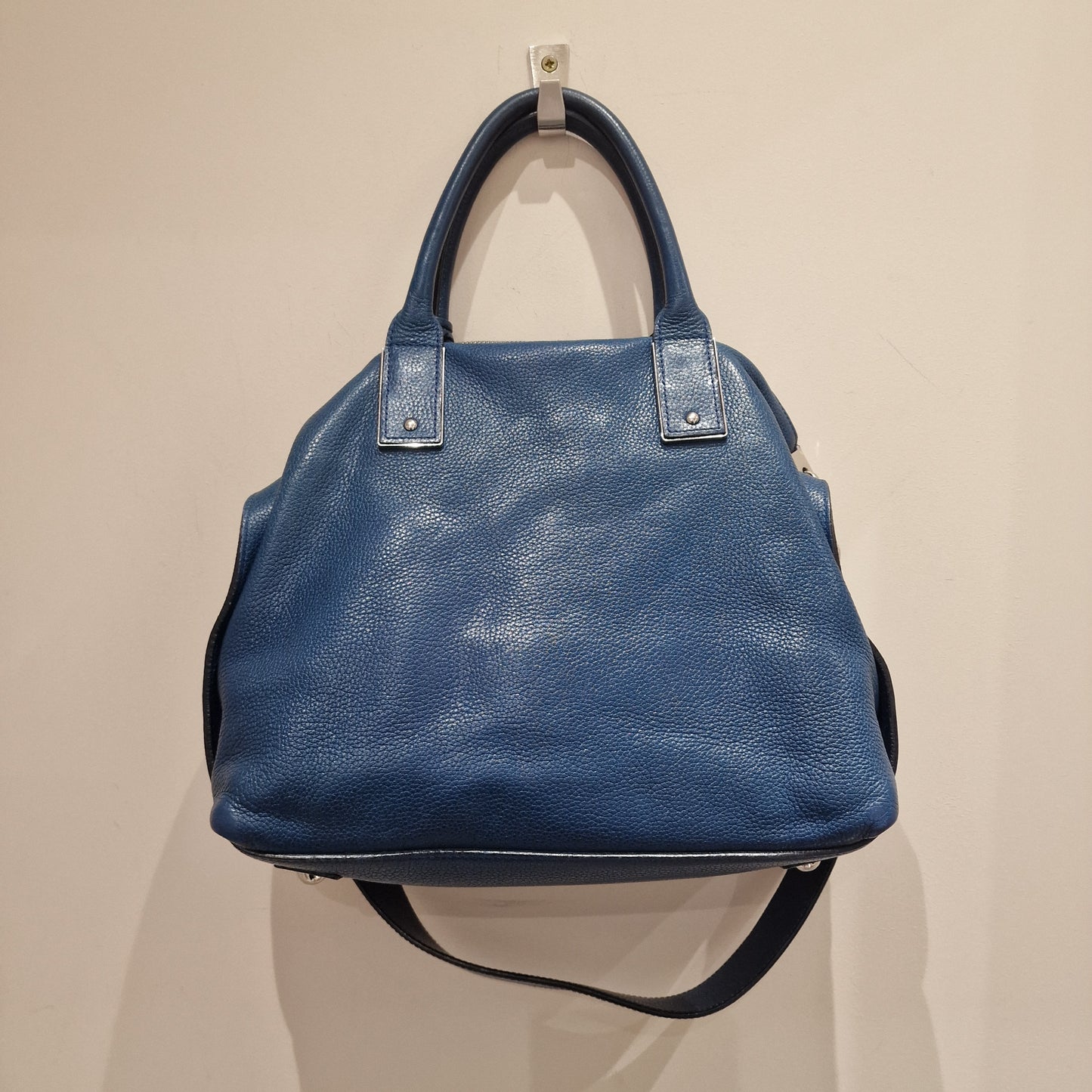 Mulberry Alice Sea Blue Zip Tote