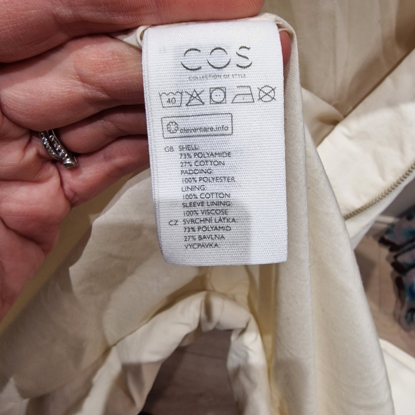 Cos Cream Padded Coat - 12