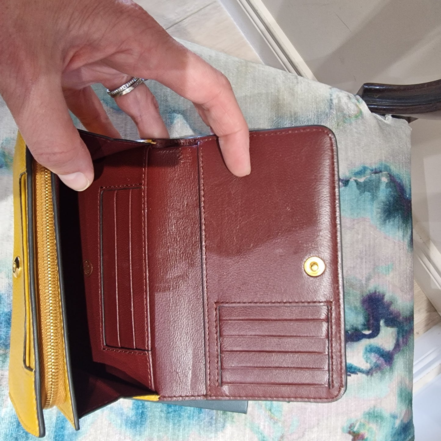 Mulberry Continental Wallet, Deep Amber