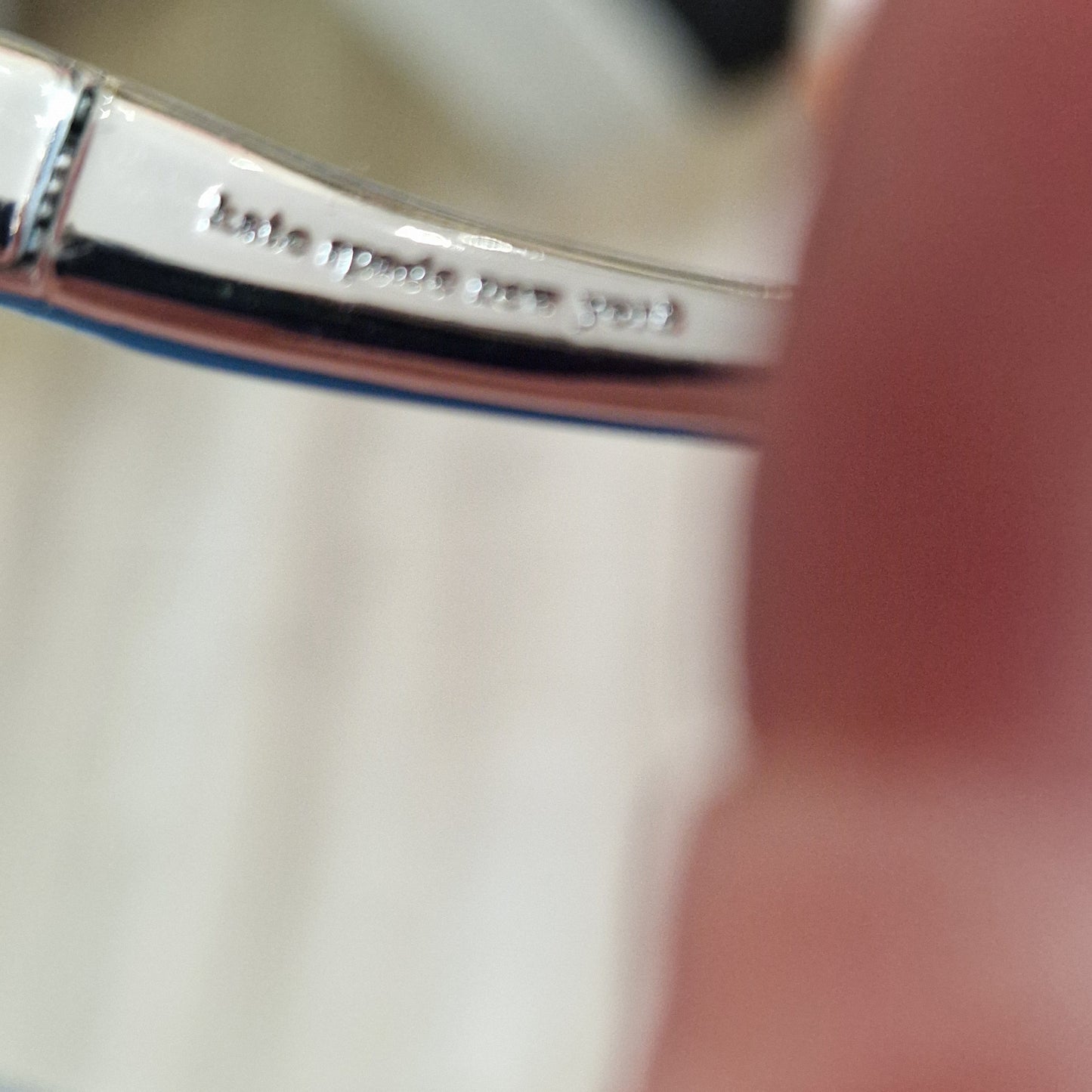 Kate Spade Earn Your Stripes Hinged Cuff