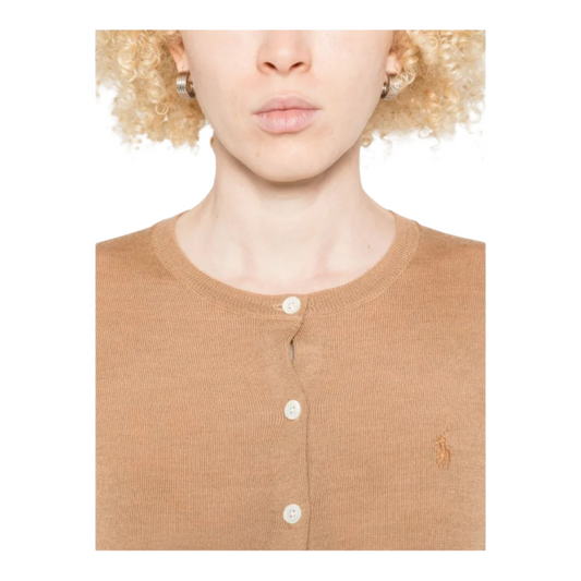 Polo Ralph Lauren Camel Fine Merino Wool Twinset - 12