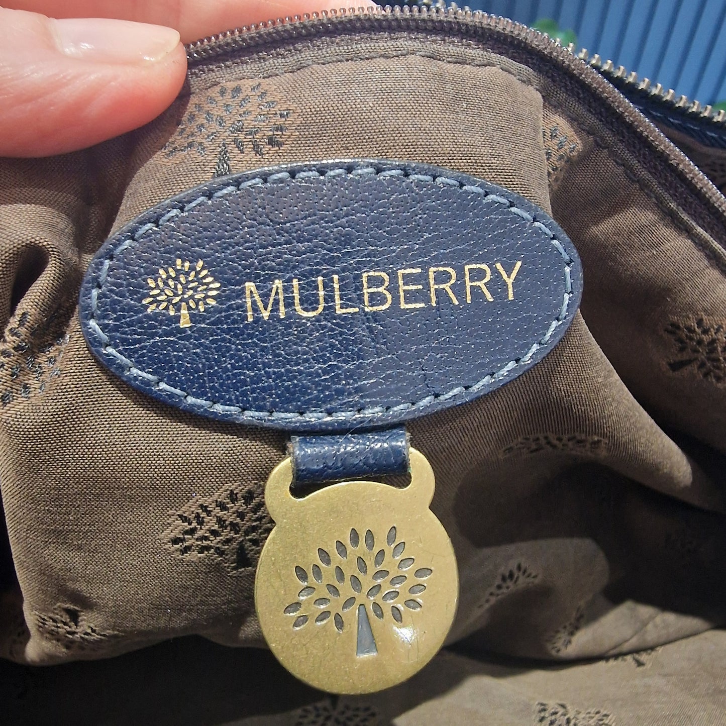 Mulberry Smithfield Navy Bag
