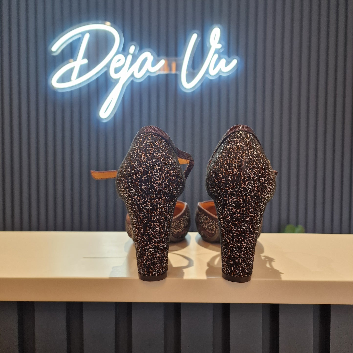 Chie Mihara Burgundy Block Heels - 7