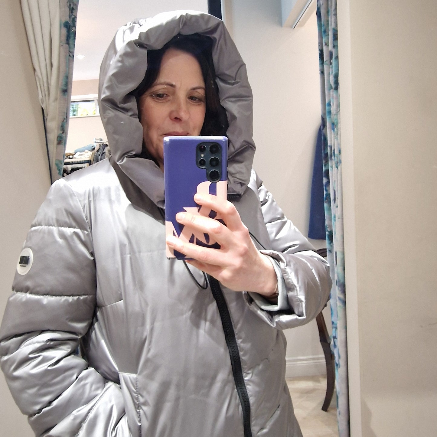 MDM Silver Padded Coat - 16