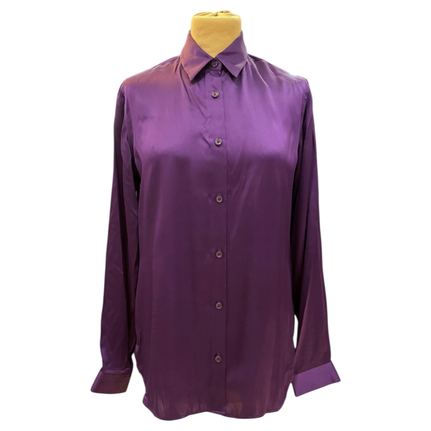 The Kooples Purple Silk Shirt - 10