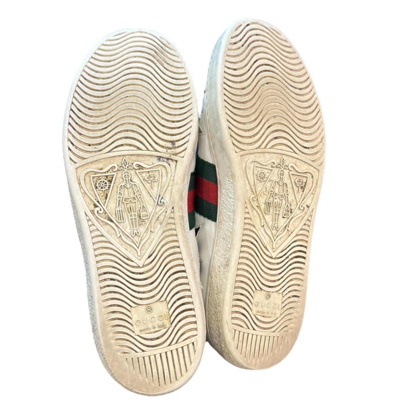 Gucci Leather Star Ace Trainers - 5