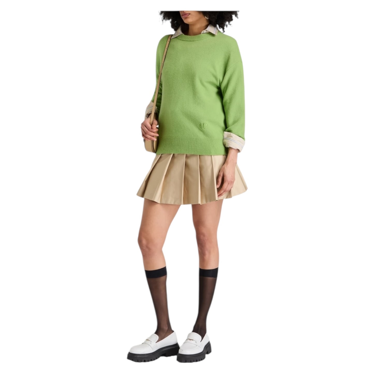 Claudie Pierlot 100% Cashmere Green Jumper - 10