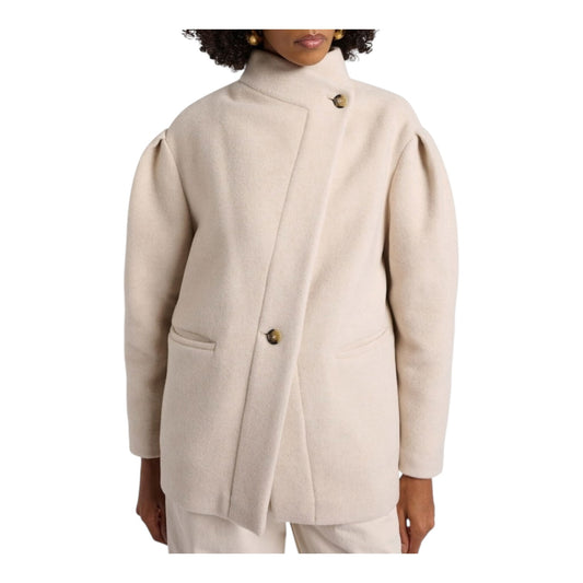 Isabel Marant Cream Wool Blend Jacket - 10