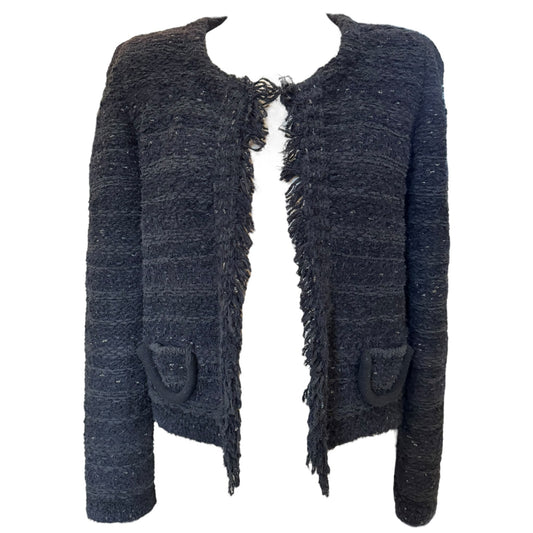 Dorothee Schumacher Black Tweed Jacket - 10/12