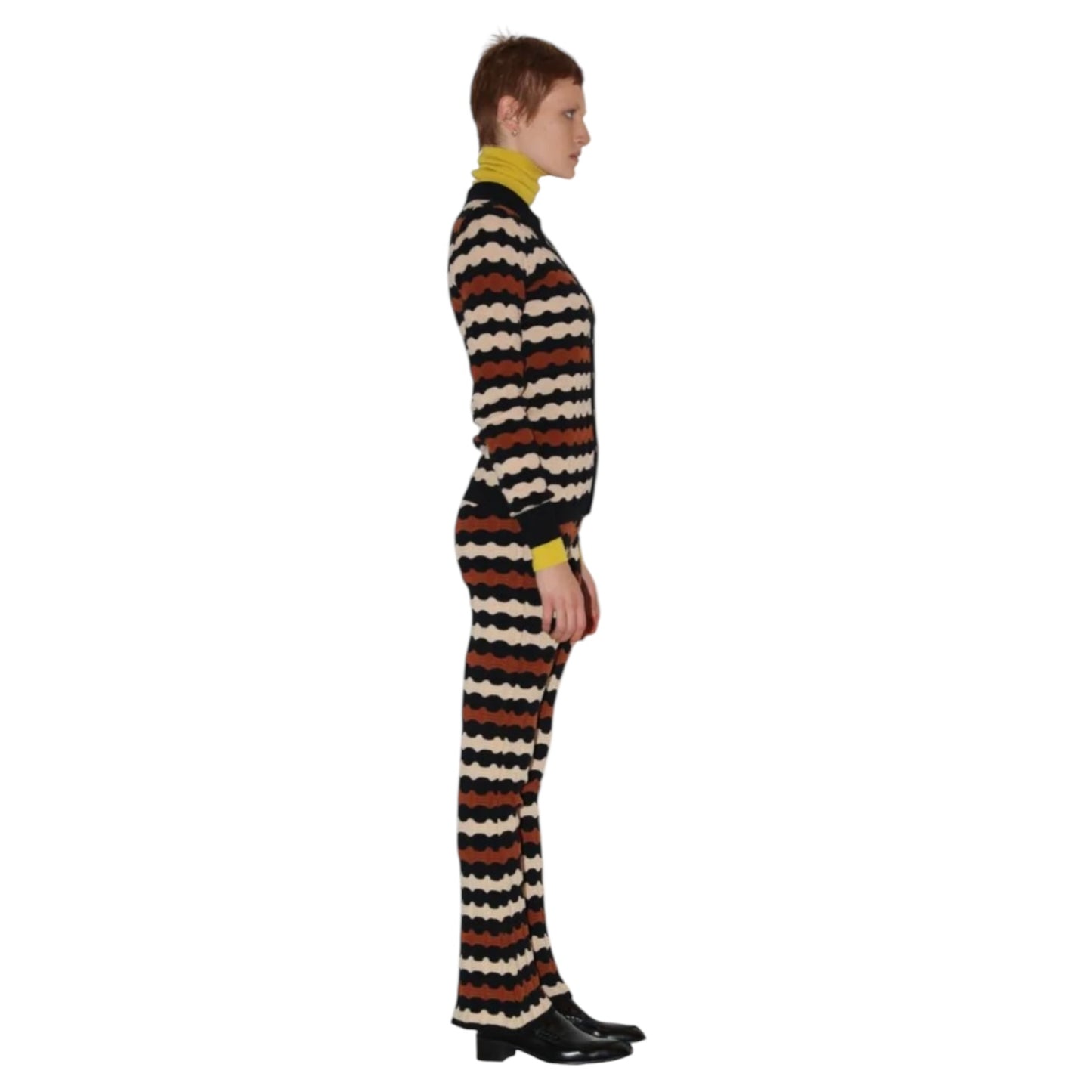 Dodo Bar Or Marvin Black Brown and Cream Cardigan - 10