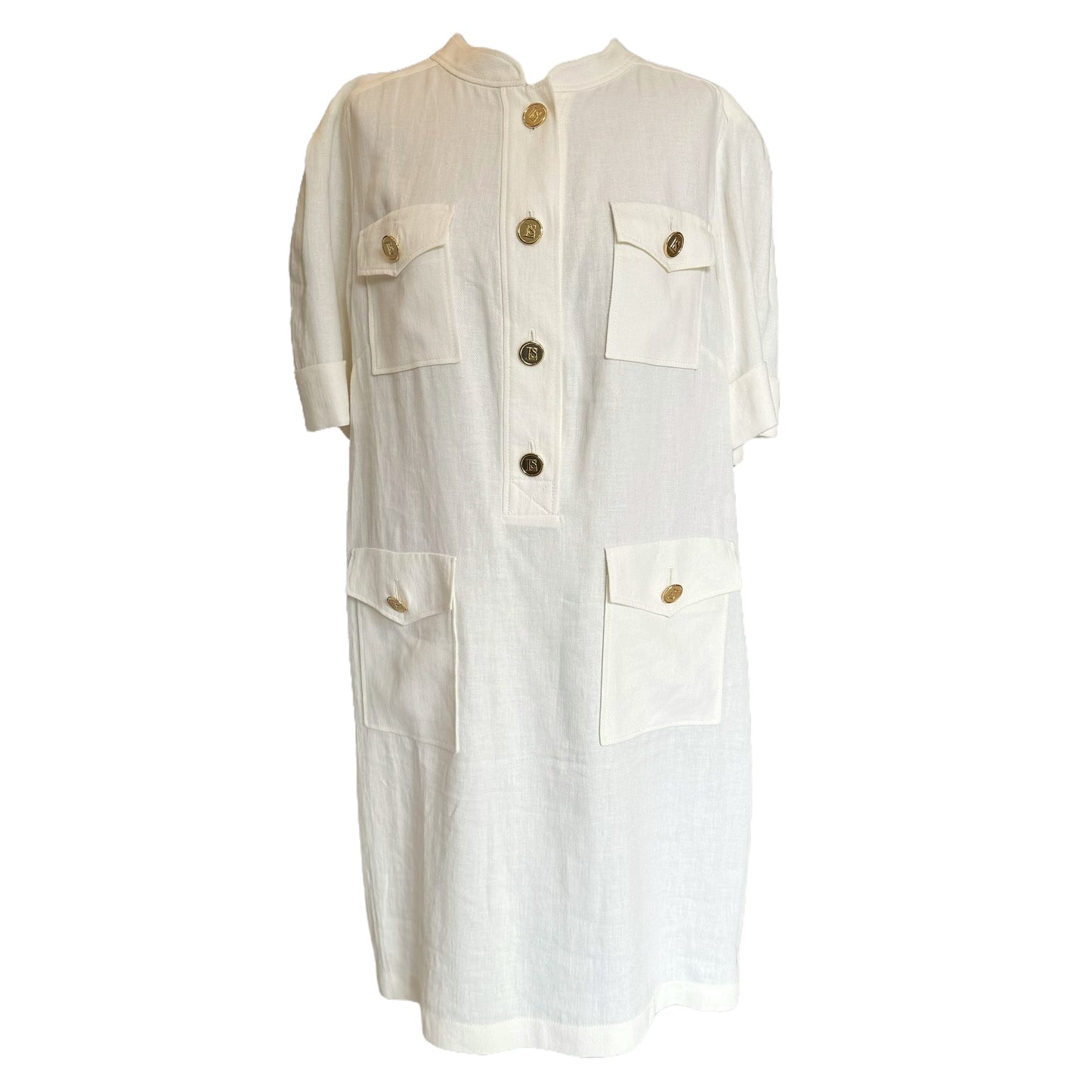 Luisa Spagnoli Cream Dress - 12