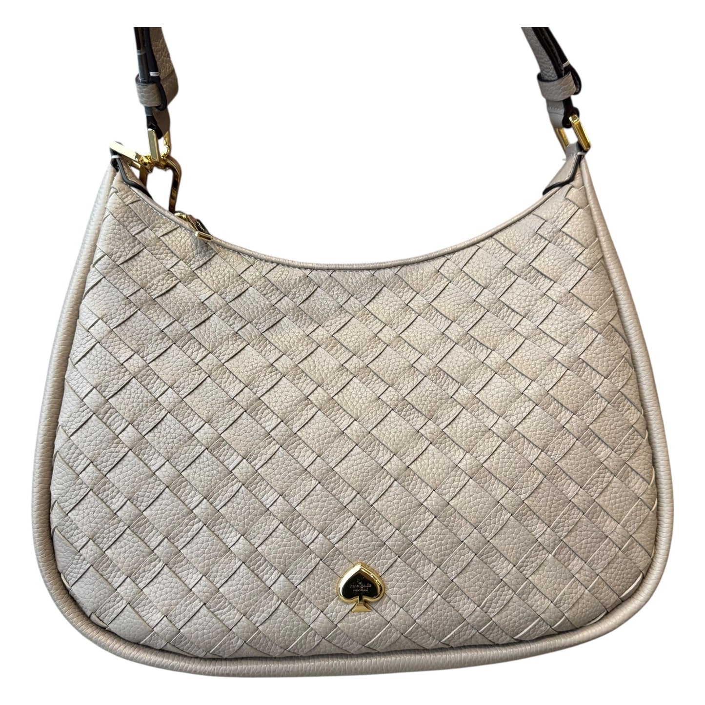 Kate Spade Kayla Woven Leather Large Shoulder Bag - NEW