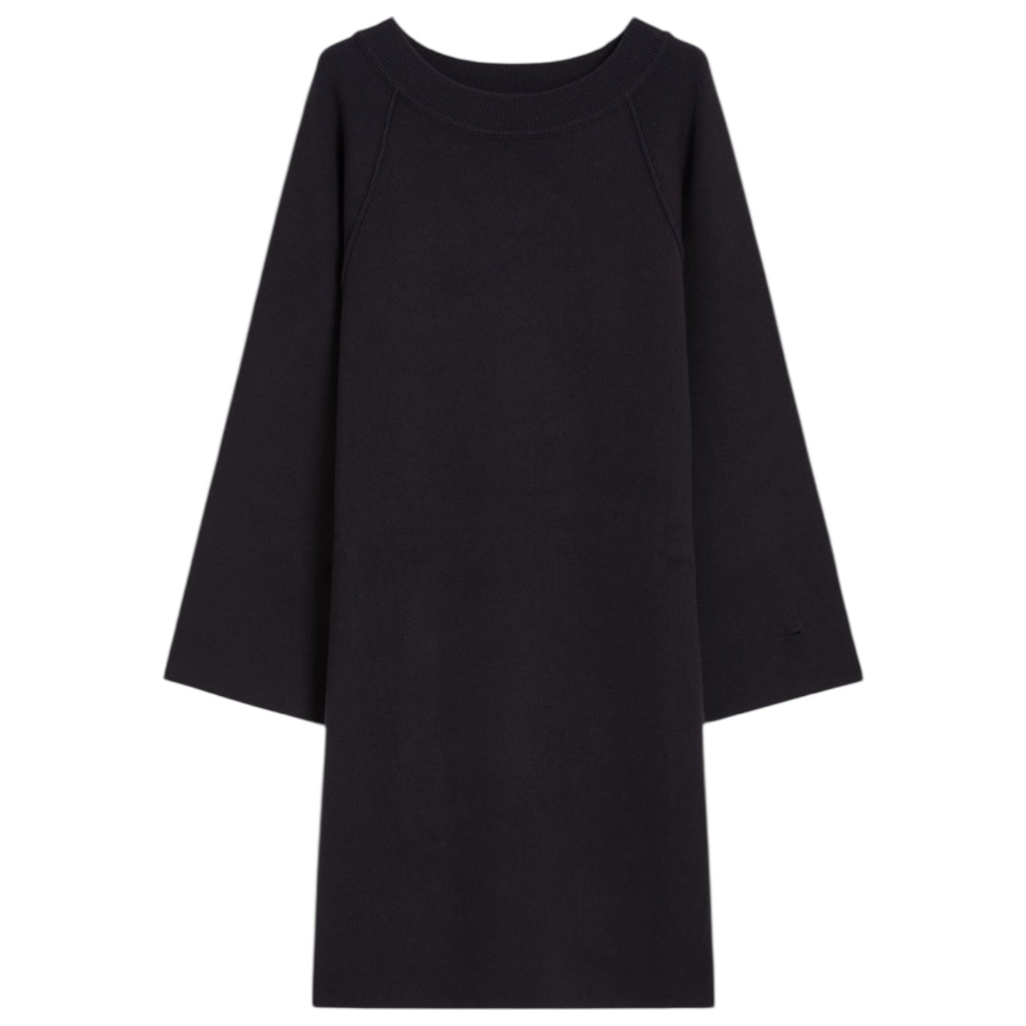 Max Mara Navy Wool Blend Dress - 12