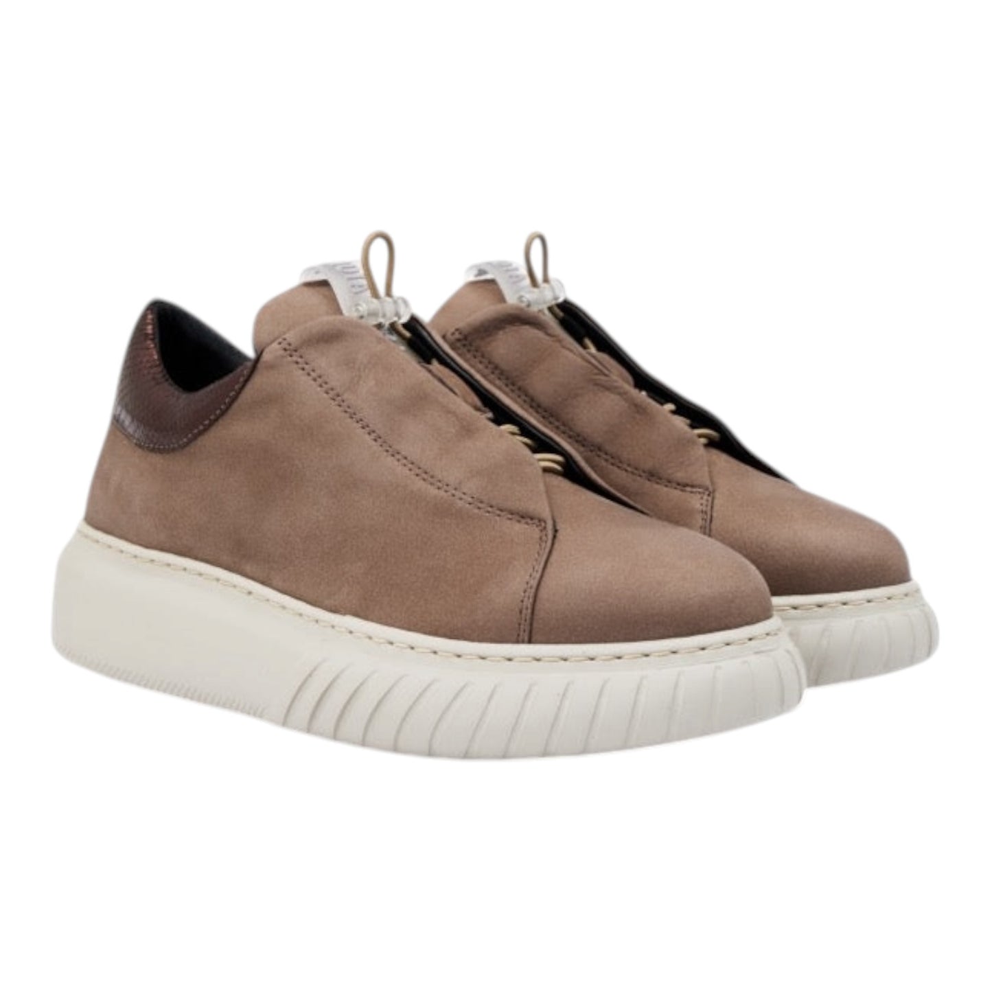 Andia Fora Libi 24 Pecan Laceless Trainers - 37/4