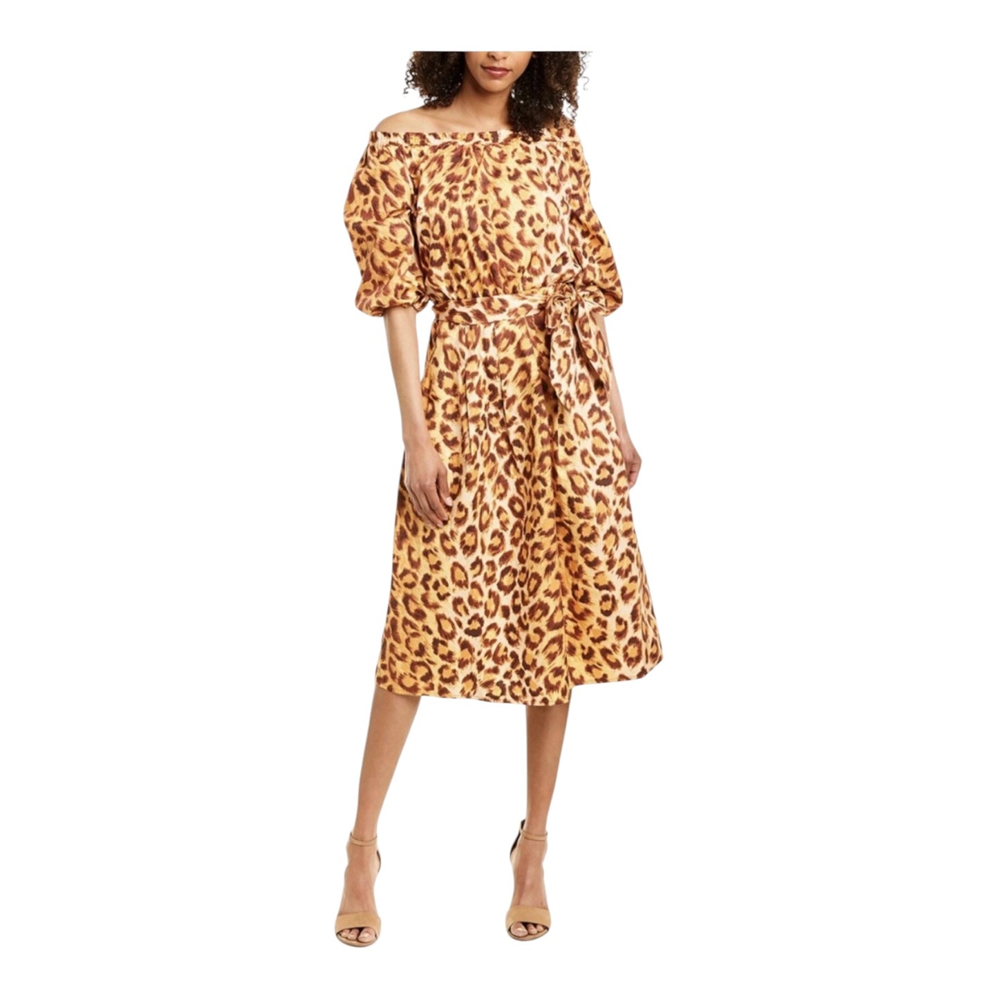 Kate Spade Panthera Puff Sleeve Dress - 8 - NEW
