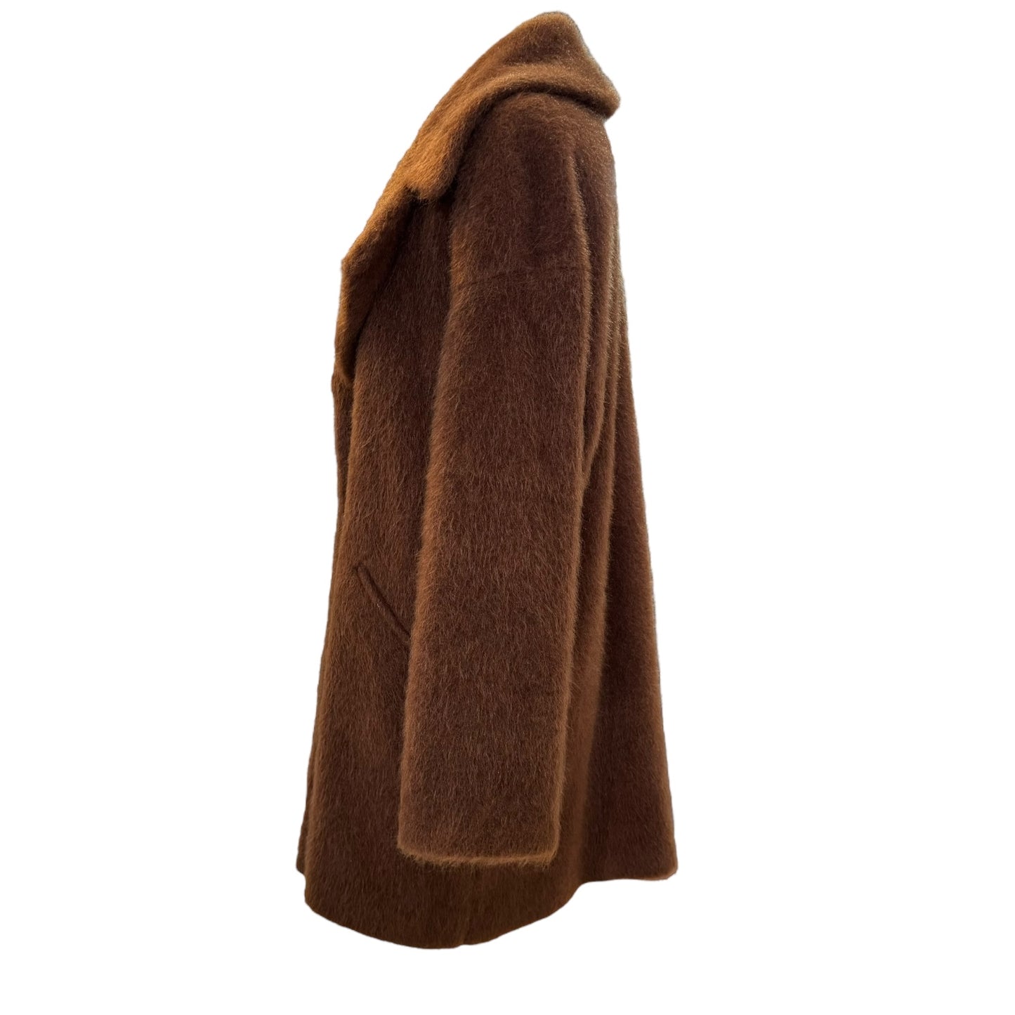 iBlues Brown Fluffy Coat - 8