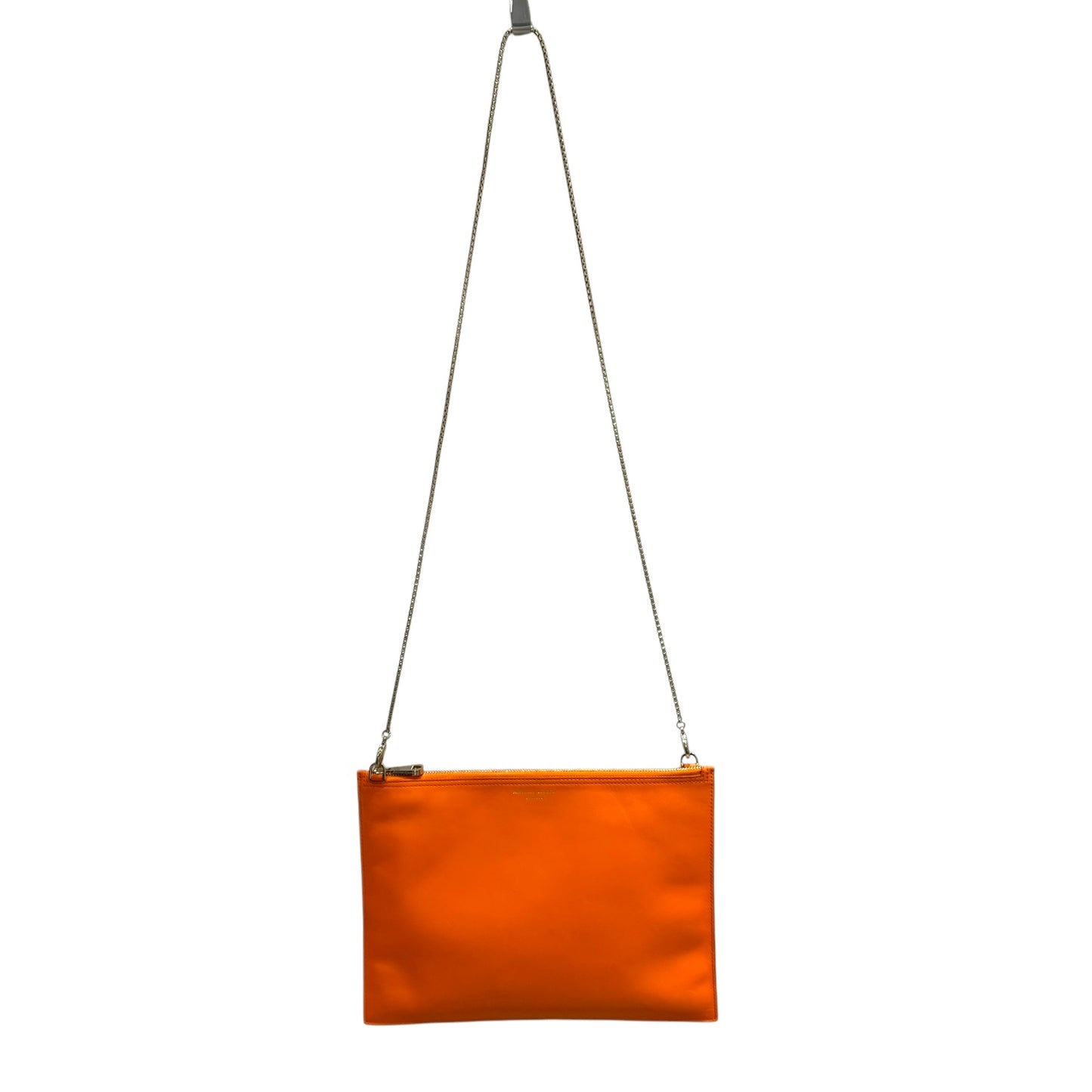 Aspinal Orange Clutch Bag