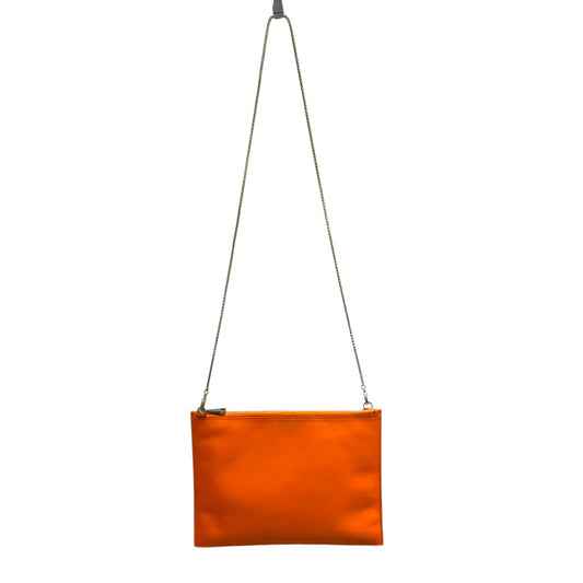 Aspinal Orange Clutch Bag