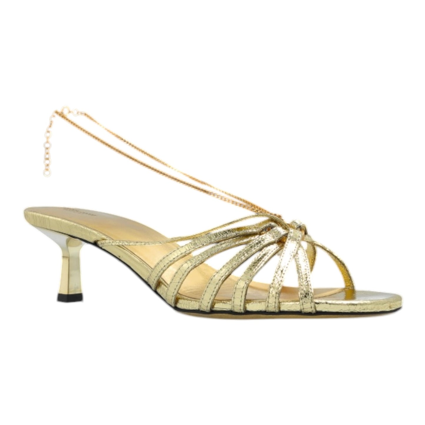 Golden Goose Gold Gold Heeled Sandals - 39/6