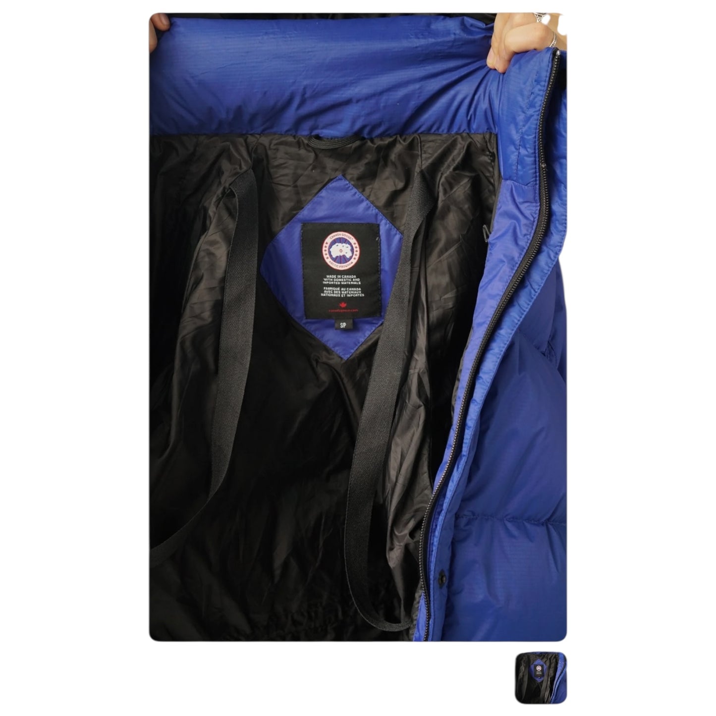 Canada Goose Blue Approach Down Puffer Jacket - 10/12